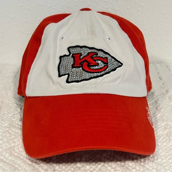 Kansas City Chiefs Red and White Cap - Picture 1 of 5